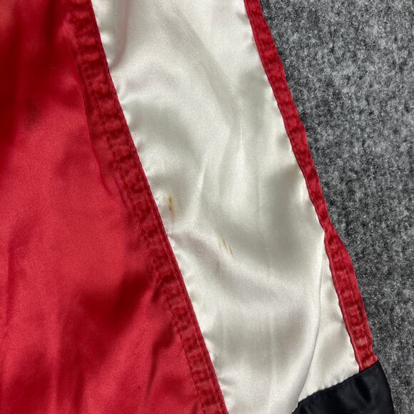 Nike Colorblock Shorts Mens Size XL Red Black White Retro Drawstring Lined - Picture 2 of 12